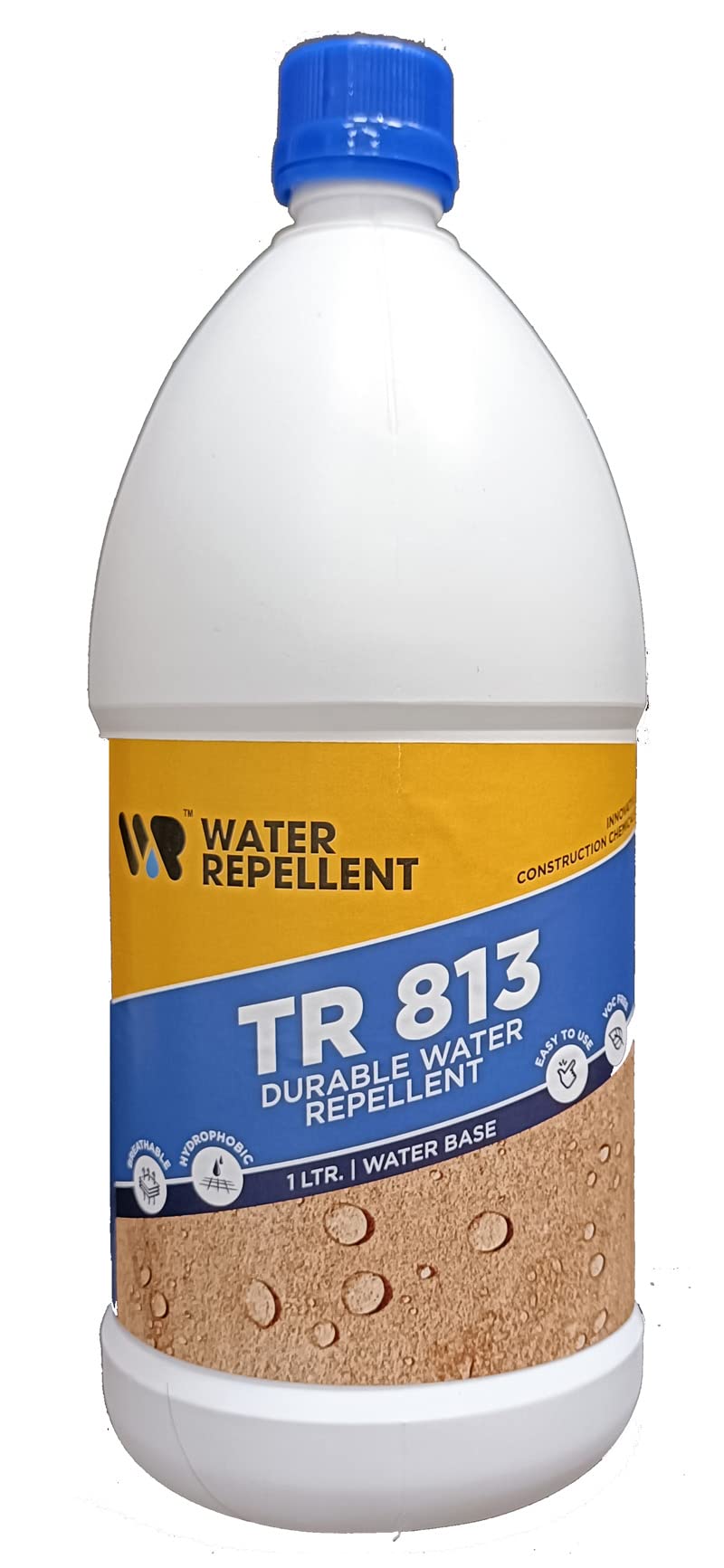 TR-WR-813 with Dilution Ratio 1:5 to 1:9 Gives Water Repellency for All Mineral Su