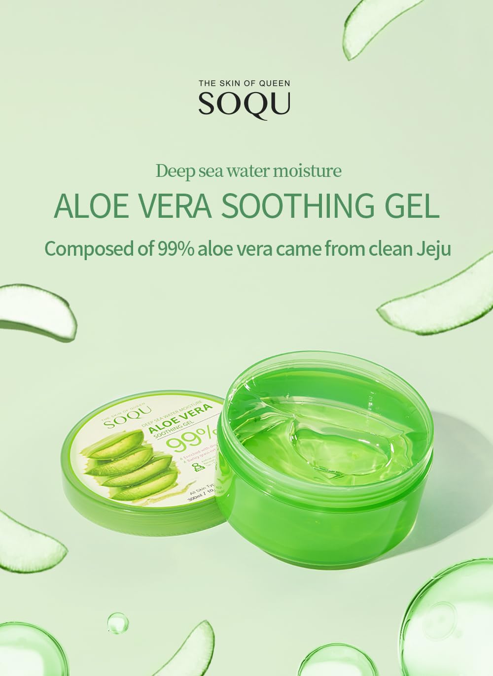 Soqu Deep Sea Water Moisture Aloe Vera 99% Soothing Gel : Buy Online at  Best Price in KSA - Souq is now Amazon.sa: Beauty