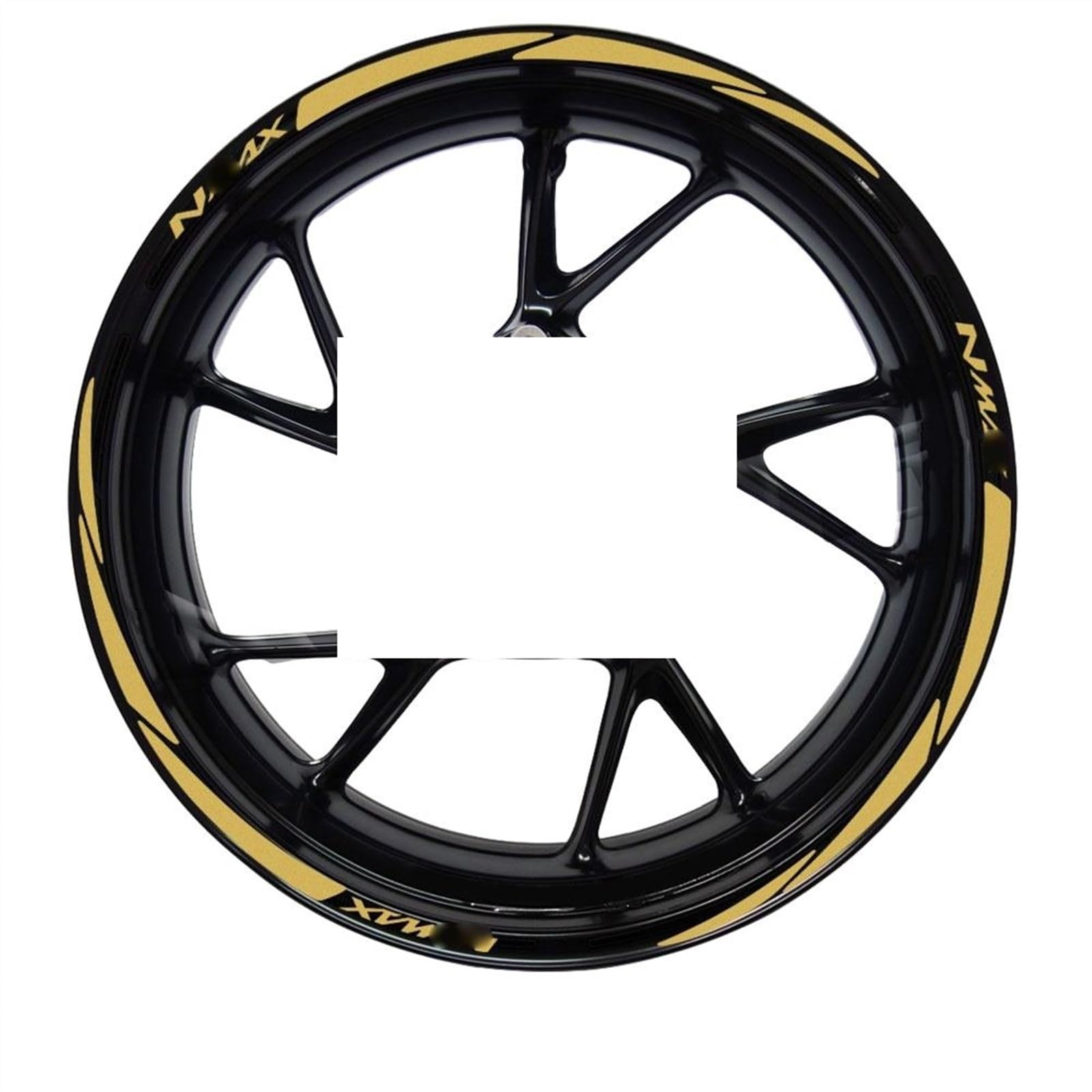 Applique for for Nmax 125 155 160 for Nmax155 for Nmax160 for Nmax125 Motorcycle Wheel Sticker Scooter Rim Stripe Decal Waterproof(A7)