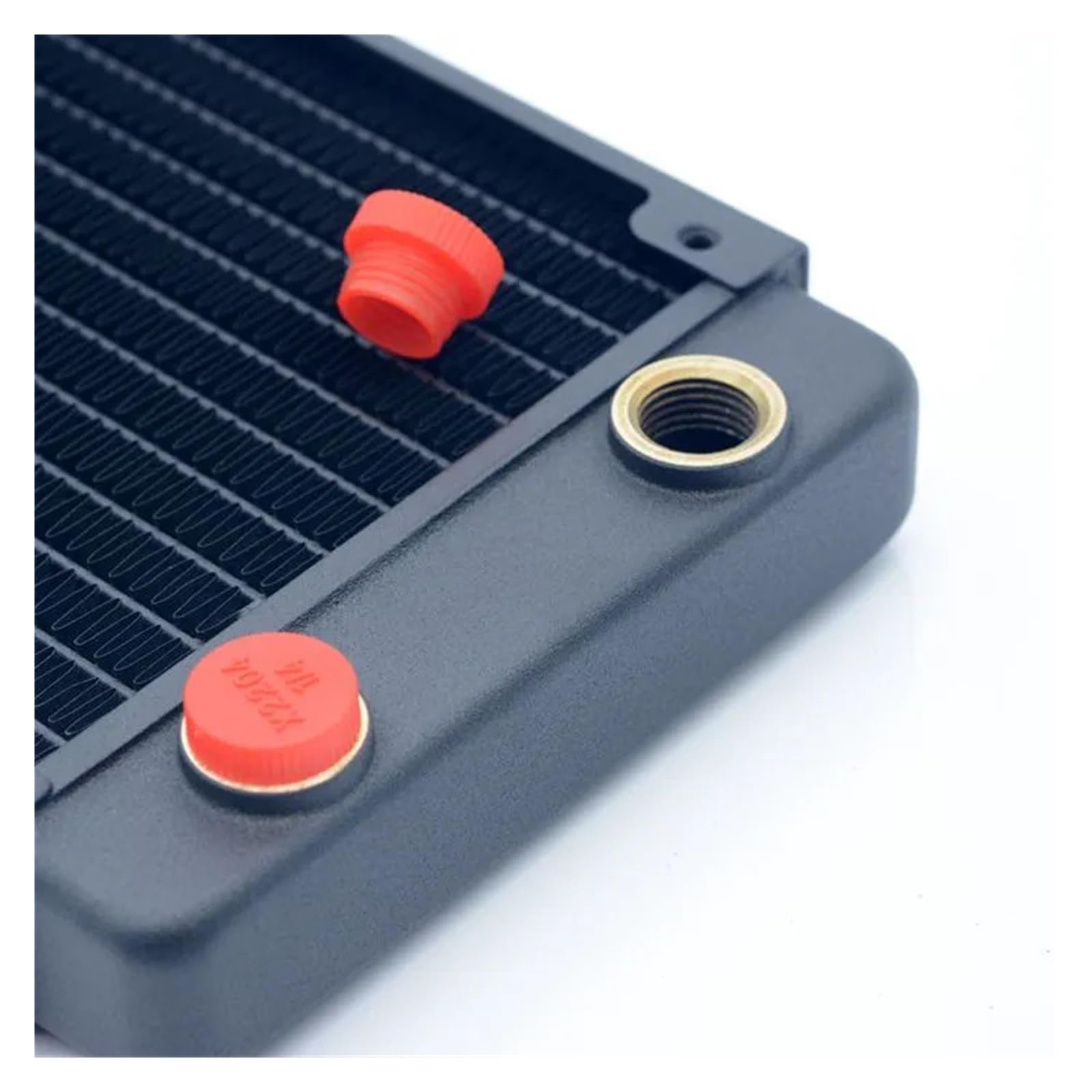 Scambiatore Dissipatore di Calore Radiatore da 360 Mm Rame 2,7 Cm Ventole di Raffreddamento Ad Acqua Bianche con Spessore del Dispositivo di Raffreddamento del Liquido 12 Cm(Noir)