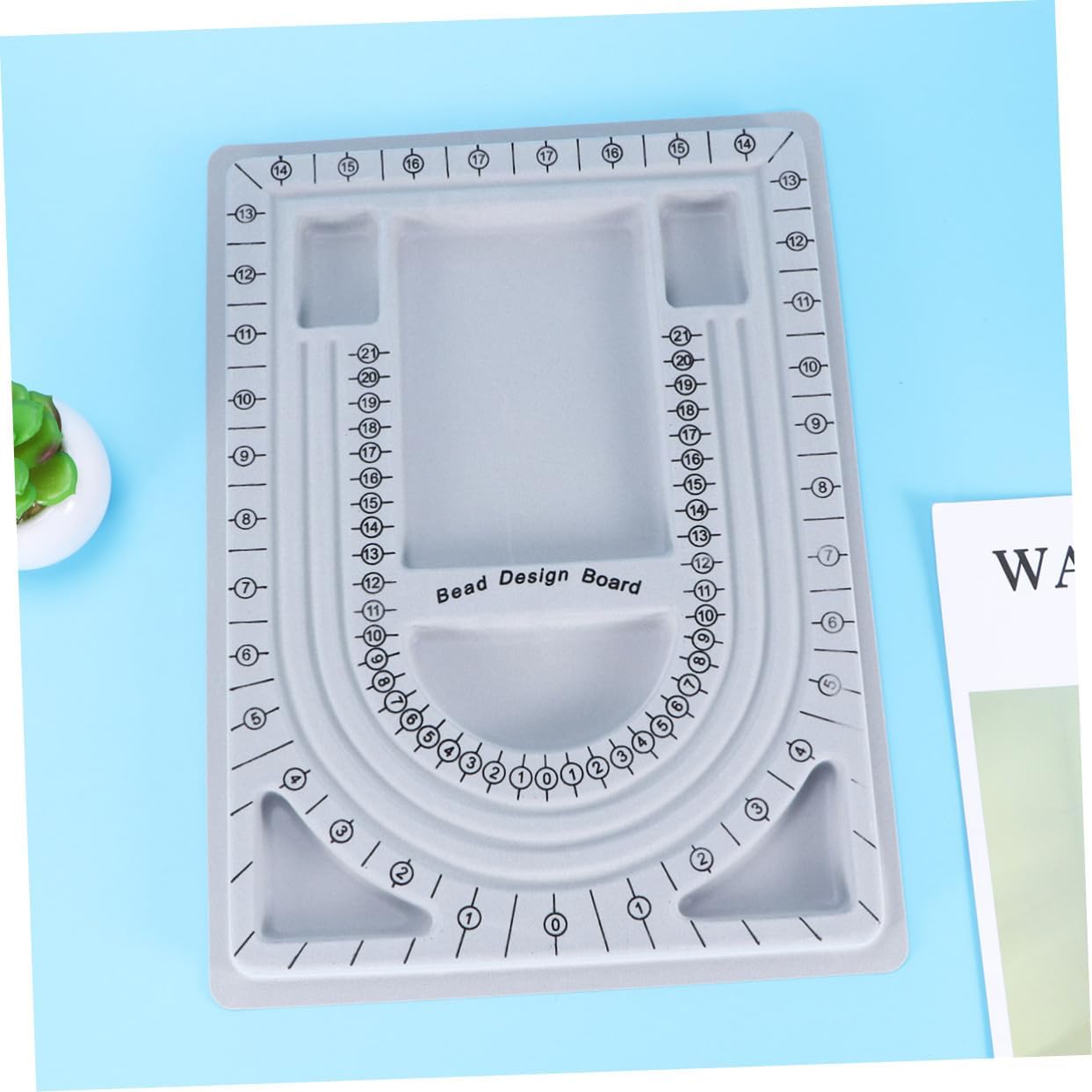 SHINEOFI 4pcs Jewelry Making Kit Bead Design Boards Beading Board Jewelry Trays
