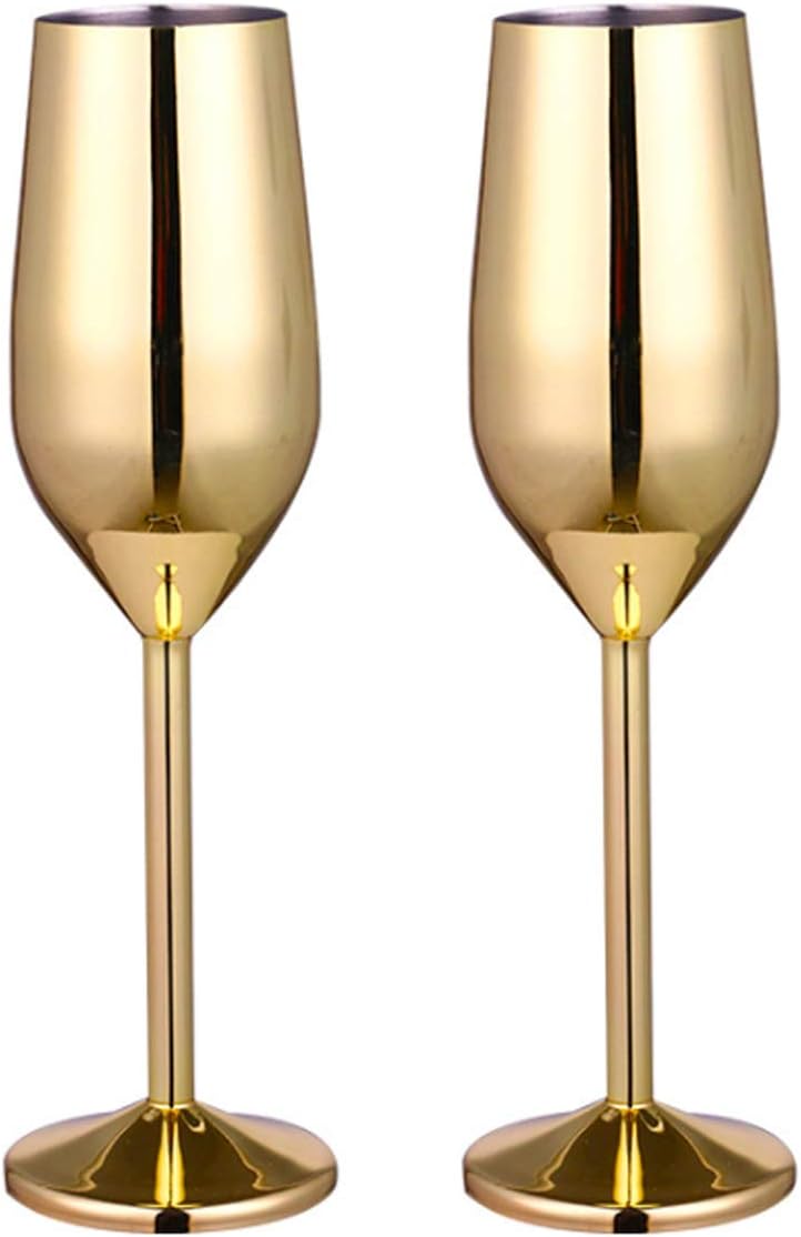 Uniqstore 2pcs 2ml シャンパングラス ステンレス鋼 飛散防止 割れない おしゃれ ワイン シャンパン ゴブレット カクテルグラス 結婚式 バー パーティー用 結婚祝い プレゼント 耐久性 安全性 グラス デカンタ Uniqstore 2pcs 2ml シャンパングラス ステンレス鋼 飛散防止 割れない おしゃれ ワイン シャンパン ゴブレット カクテルグラス 結婚式 バー パーティー用 結婚祝い プレゼント 耐久性 安全性 グラス デカンタ