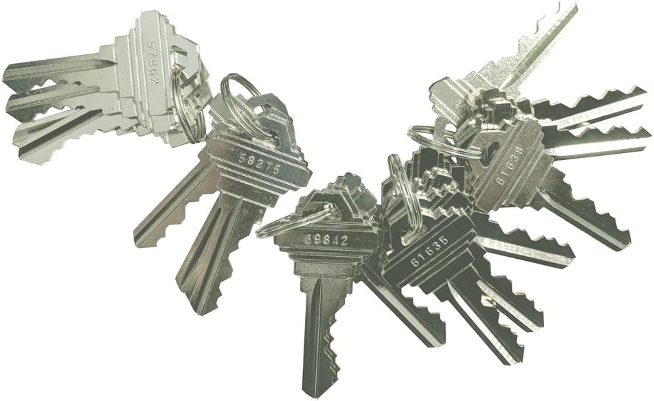 20 Pieces SC1/SC4 Compatible Pre-Cut Keys 5 Pins 5 Sets of 4 SC Keys