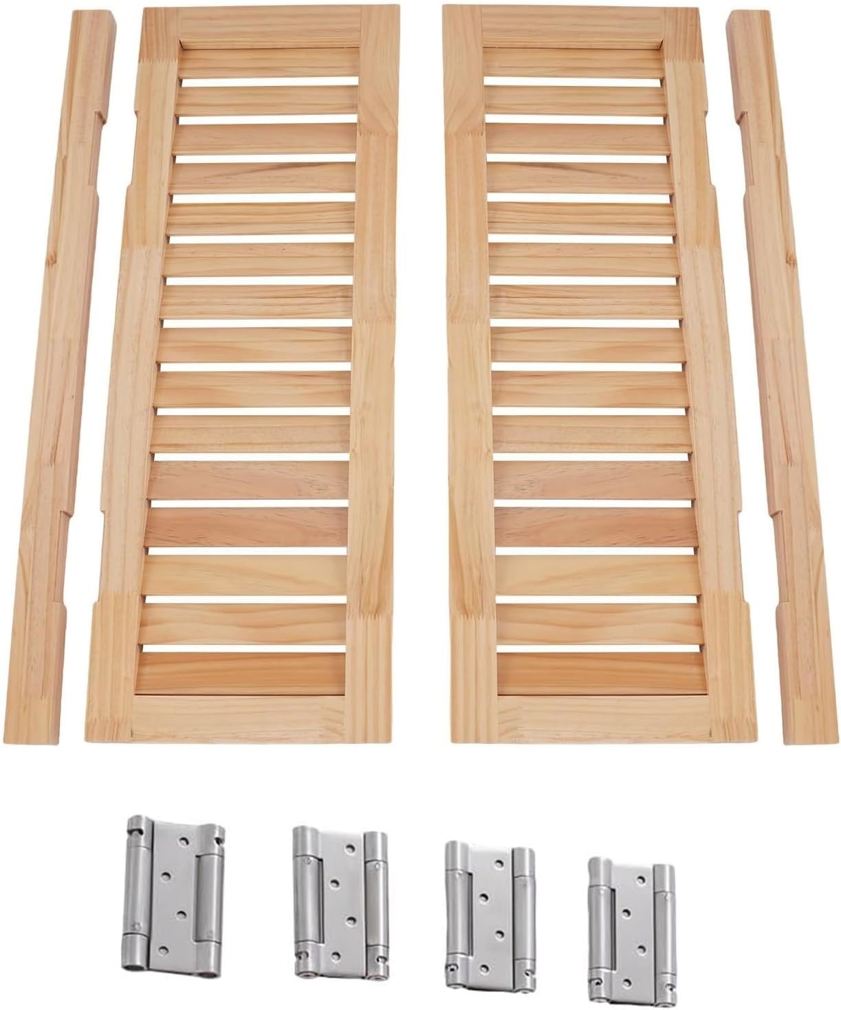 30x34in Swinging Saloon Doors for Kitchen 33x34in Two-Way Open Half-Waist Dividing Doors 34x34in Cafe Door with Hinges Western Swinging Doors for Kitchen Partition Doorways Bar Pub(White,29.53x34.53in