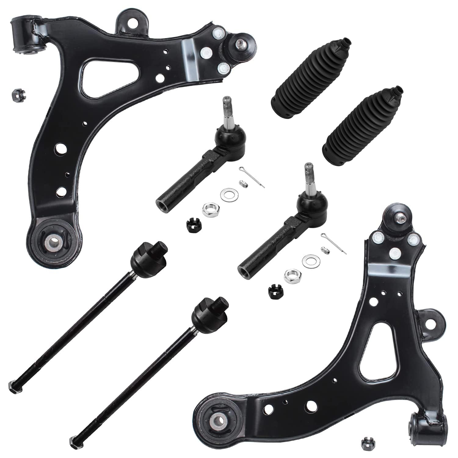 Detroit Axle - 8pc Front End Suspension Kit for Chevrolet Uplander