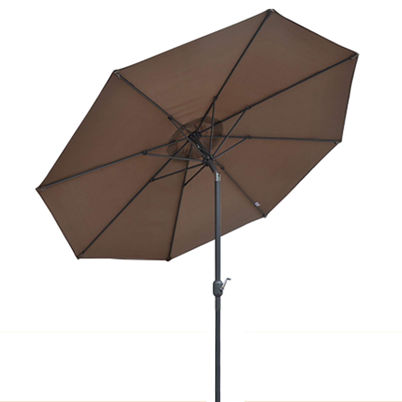 HCZKIUJY Patio Umbrella Large 9ft Garden Patio Umbrella Parasol,Tilting Outdoor Market Table Umbrella with Crank,UV50+ Poolside/Yard Polyester Octagonal Shade Canopy