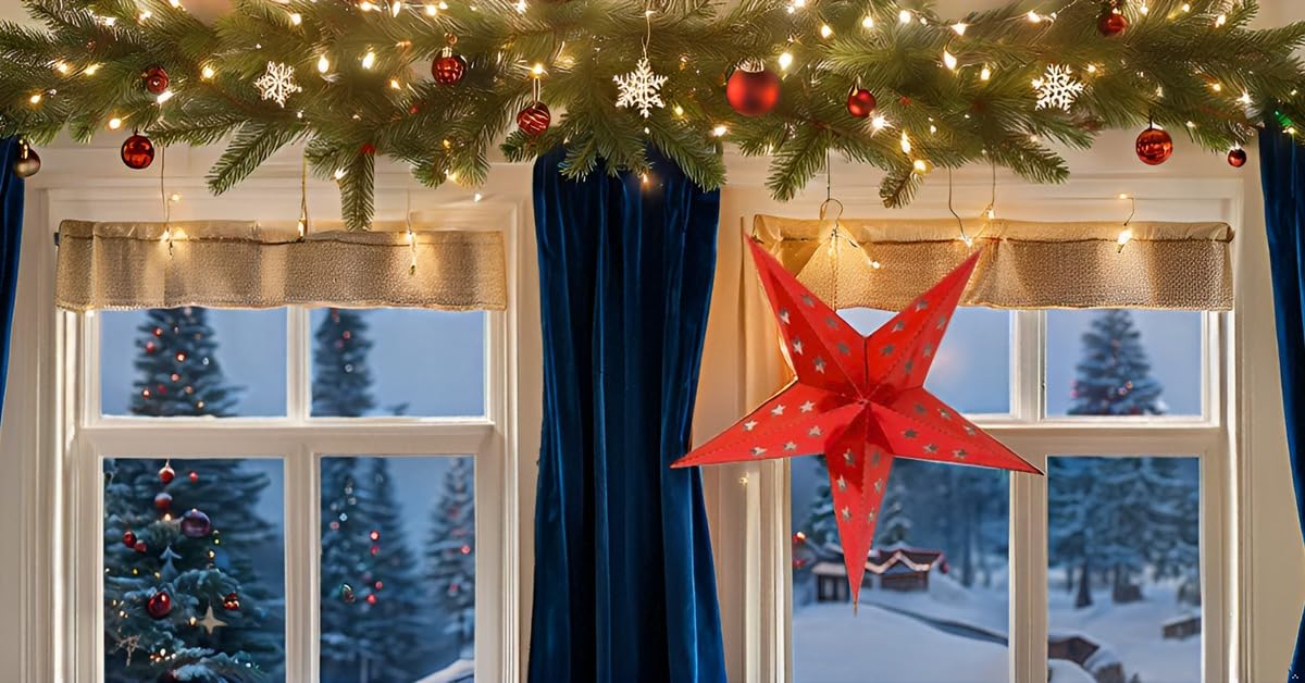 Excel Impex Christmas & New Year Celebration Shiny Star (12inches) (Red) 1