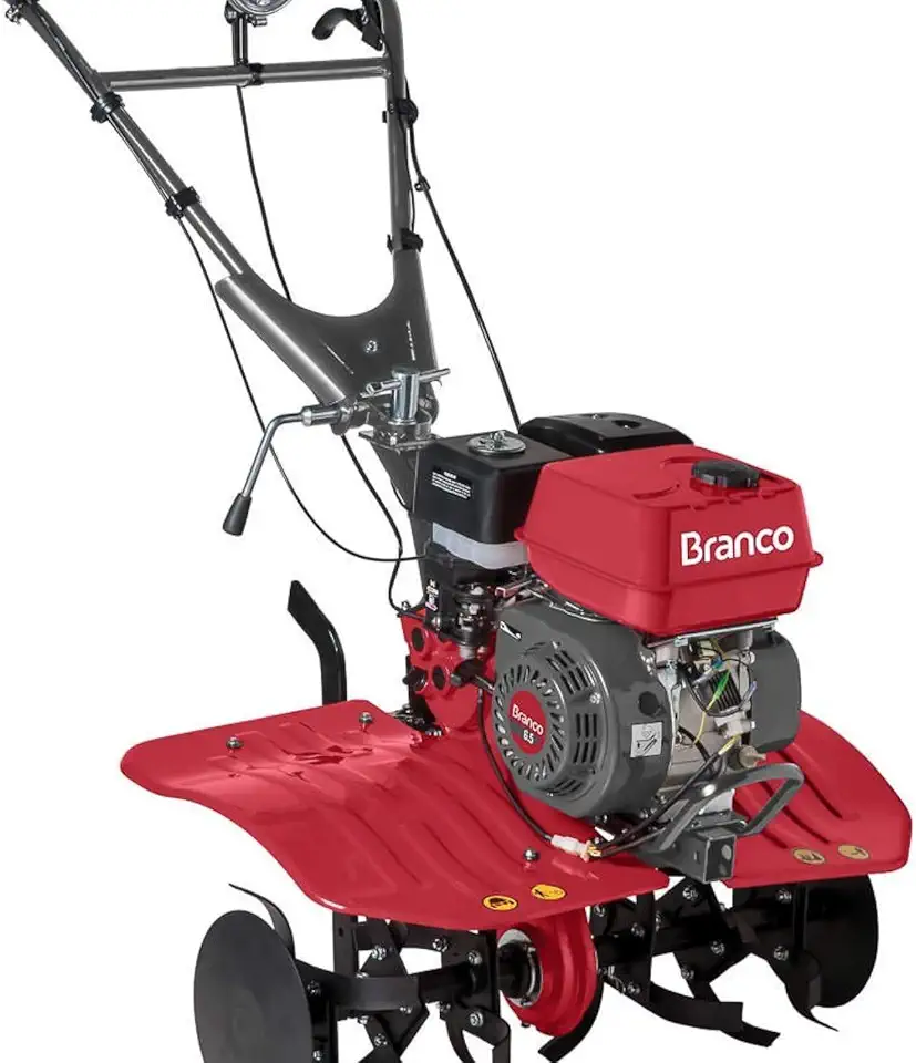 Motocultivador BTTG 6.5 800 Tratorito à Gasolina 6,5cv Partida Manual Vermelho