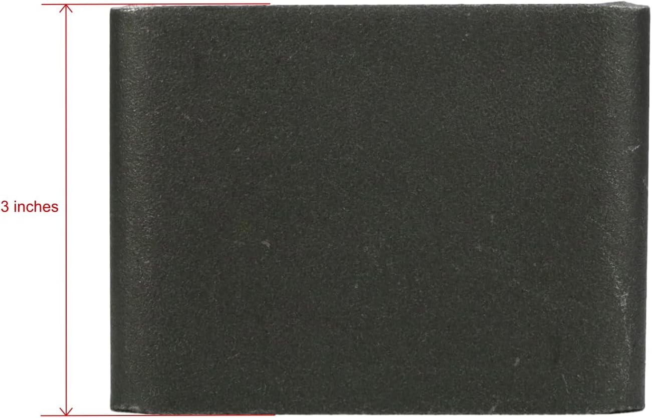 The ROP Shop Pack of 24-2x4 Raw, 7 Gauge Steel Weld-On Stake Pocket Brackets for Flatbeds