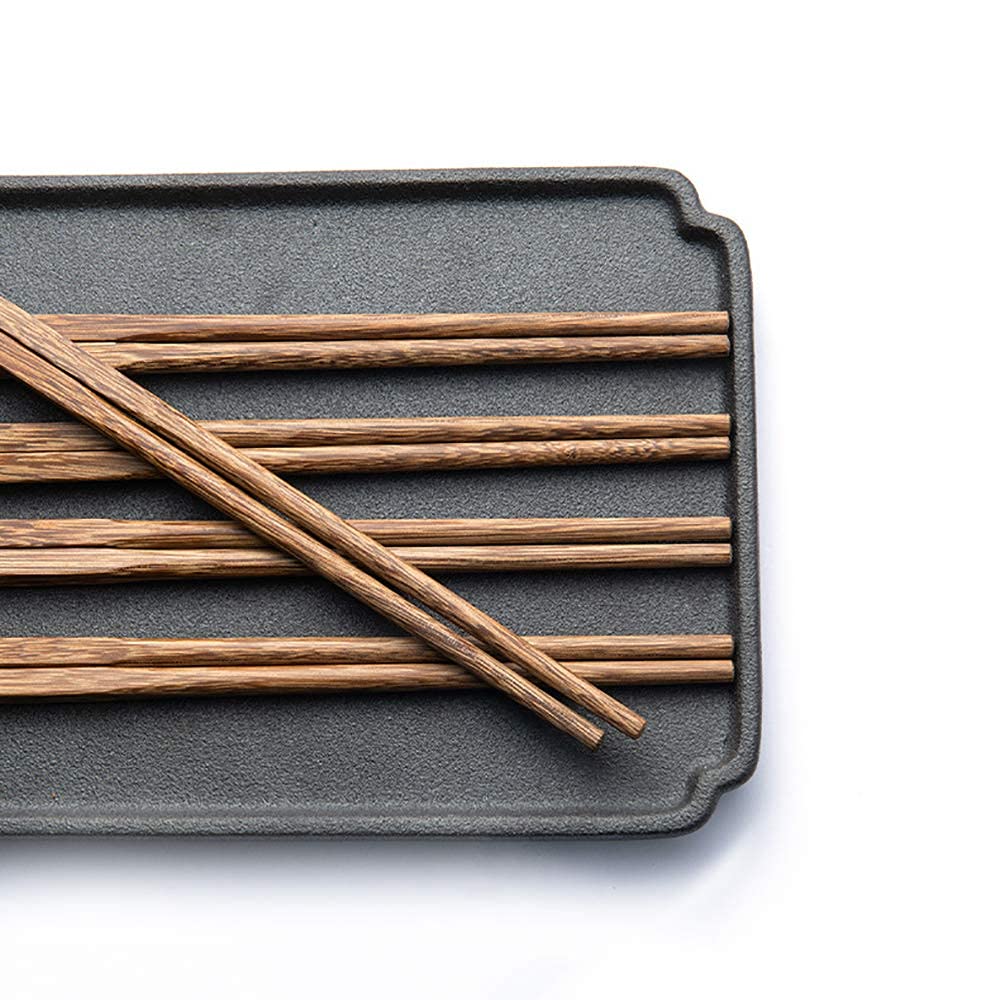 Lot de 10 paires de baguettes en bambou réutilisables, baguettes de voyage avec étui, réutilisables, chinoises, coréennes, japonaises, portables, en bambou, lavables au l