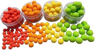 Fishing Baits Smell Lure Floating Boilies Artificial Red Carp Baits Ball Beads PVA Strawberry Flavor