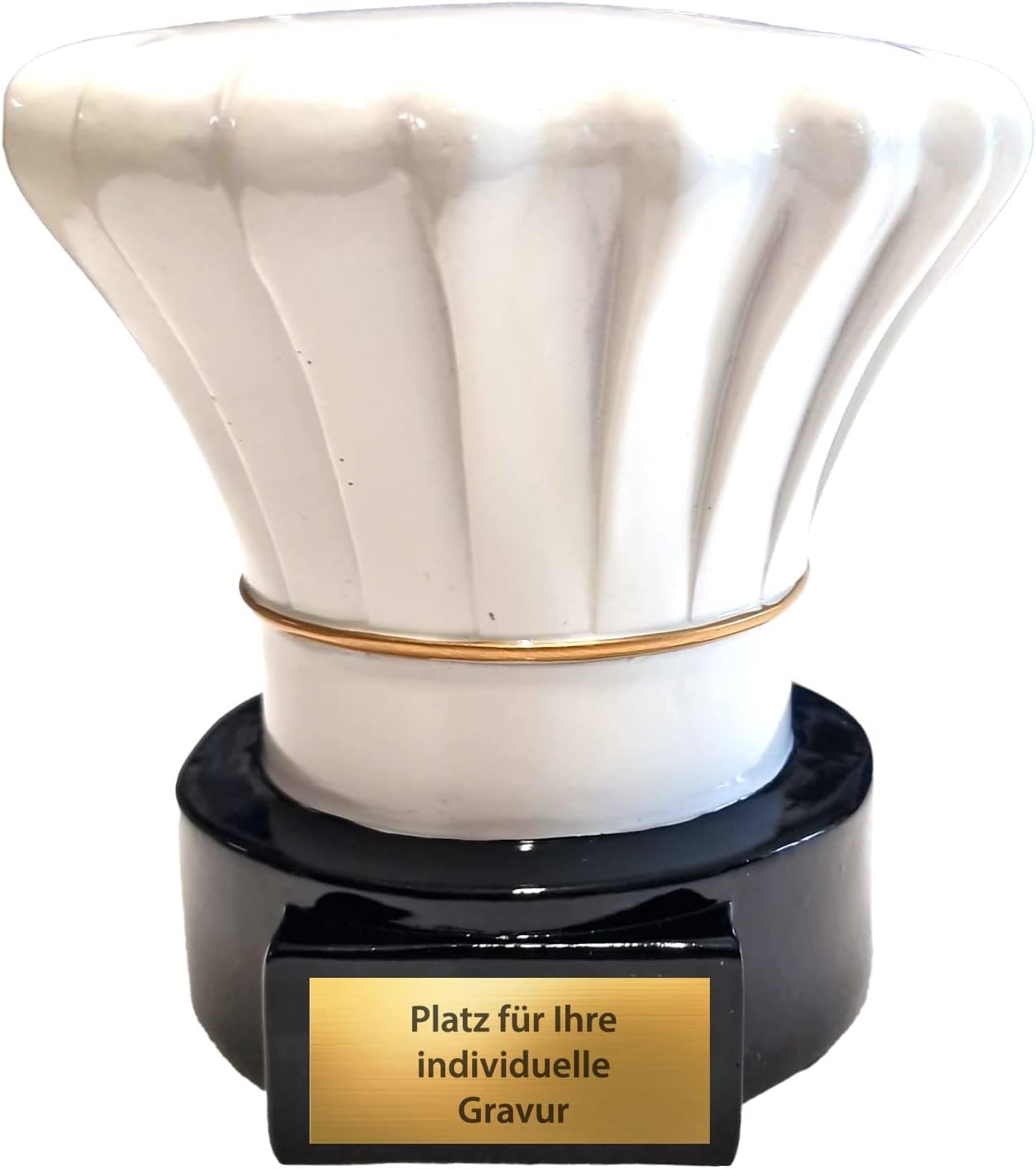 EBERiX Küchen Pokal 15cm - Acryl Pokal Mit Kochmotiv Für Wettbewerbe