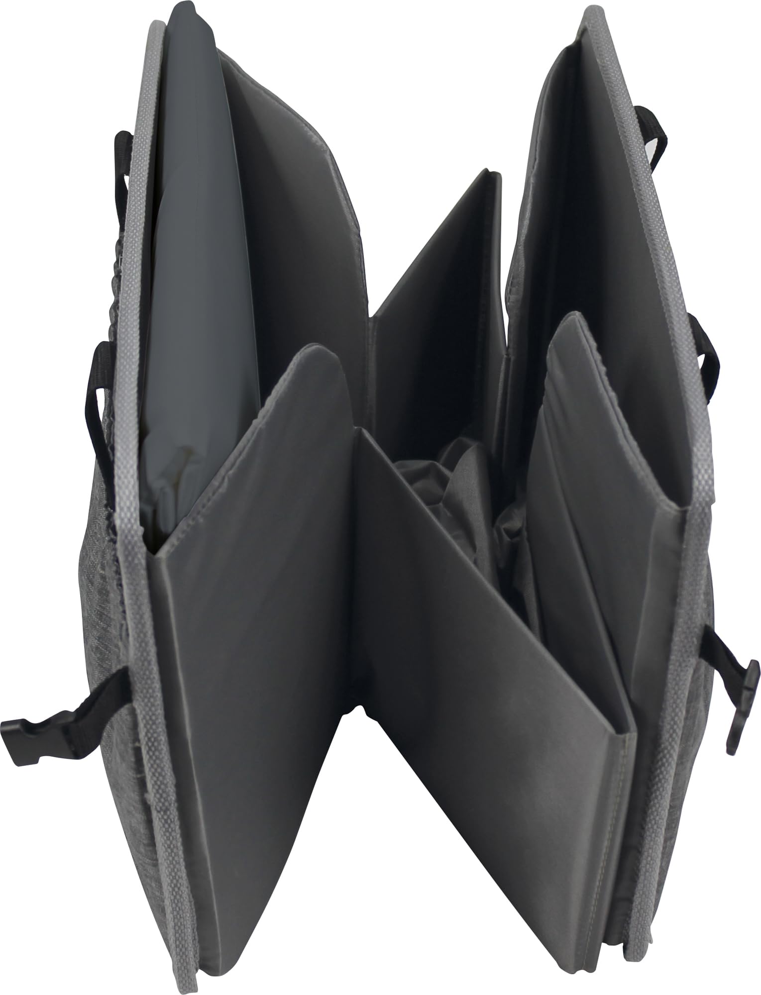 Dooky Original Traveller - lettino pieghevole per bambini - super leggero, tasche esterne, 41 x 74 cm (assemblato) /41 x 26 cm (piegato), 100% poliestere, nero