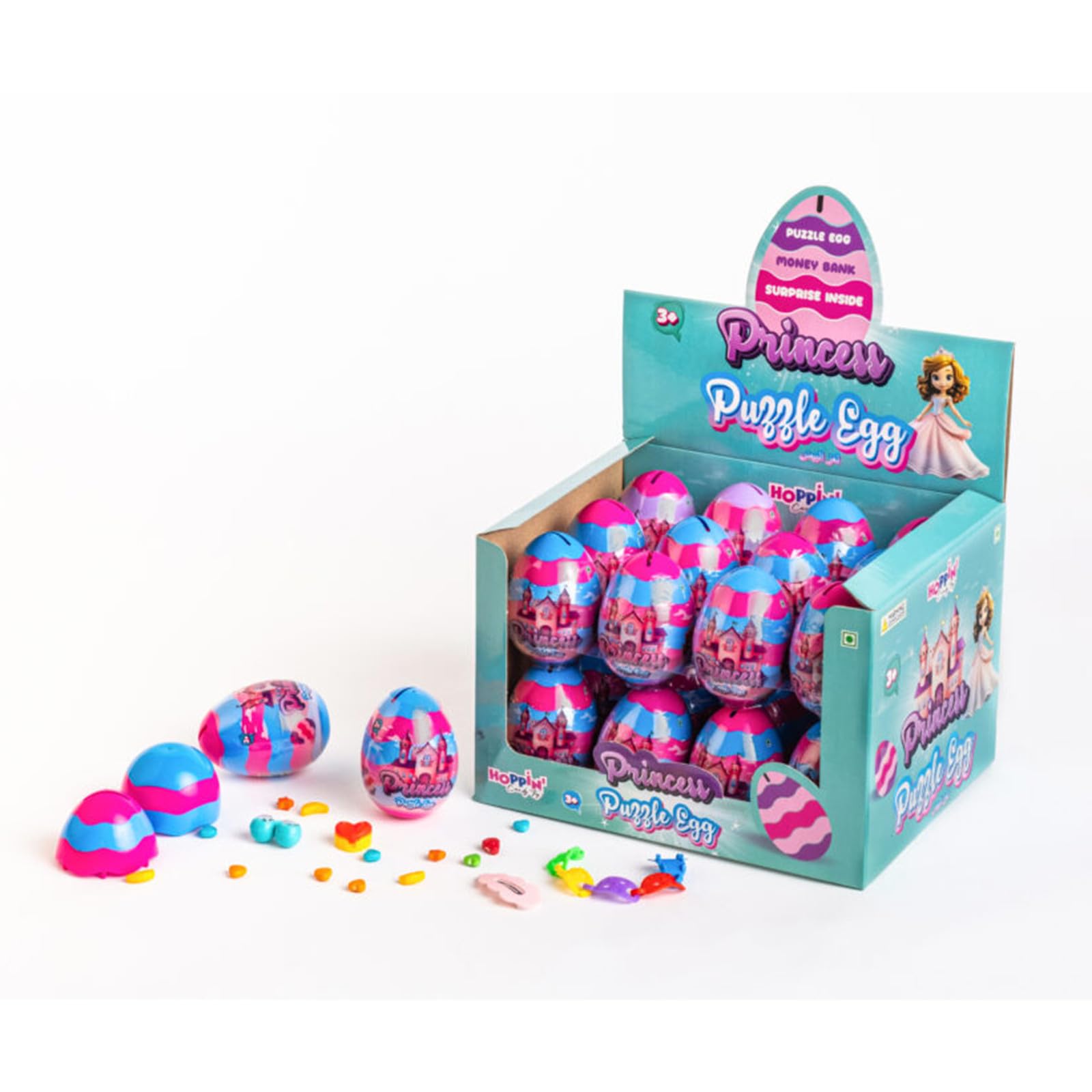 Buy HOPPIN' CANDY TOY Set of 4 Princess Puzzle Toys with Hidden