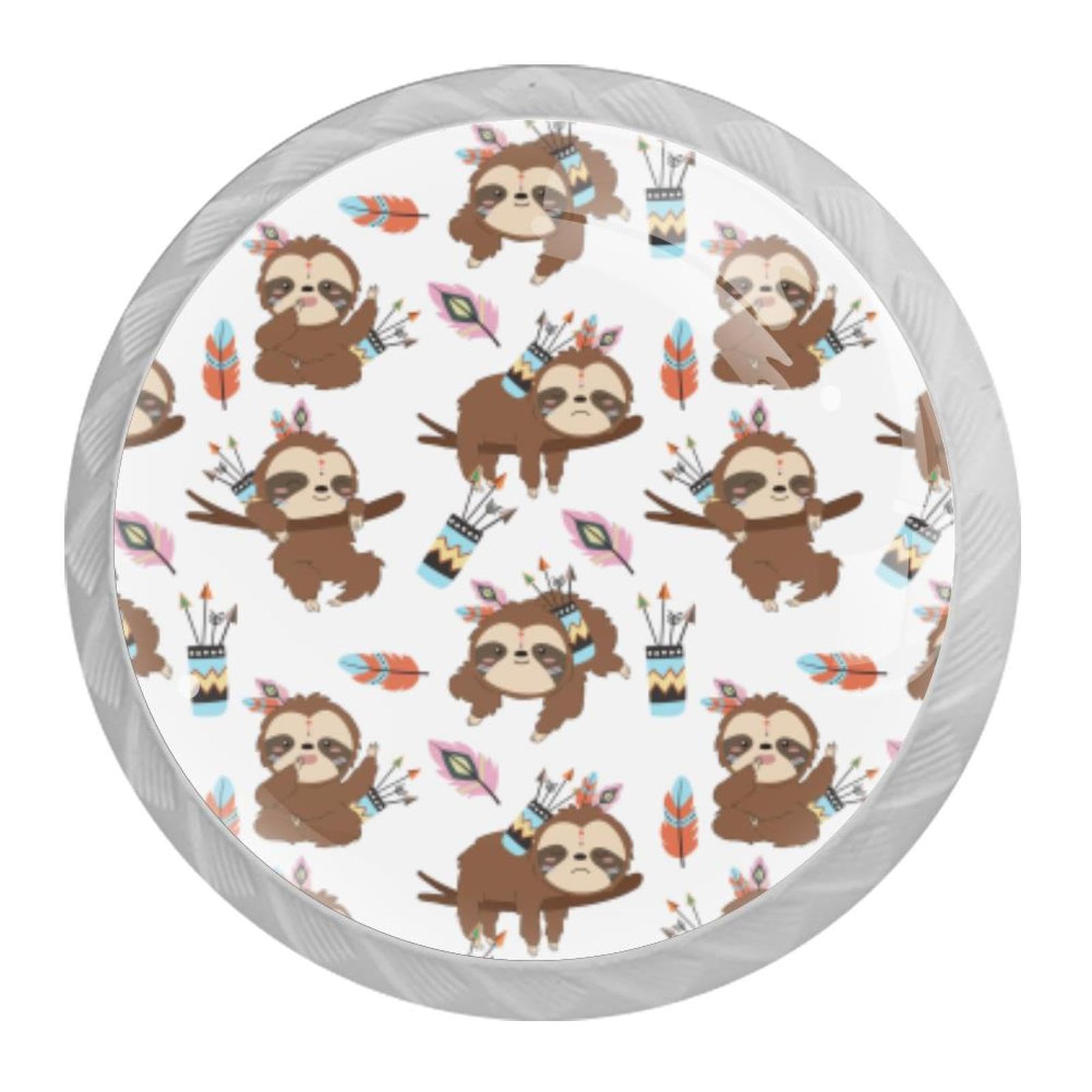 Tqmspg Multi Sloth Animal Pattern