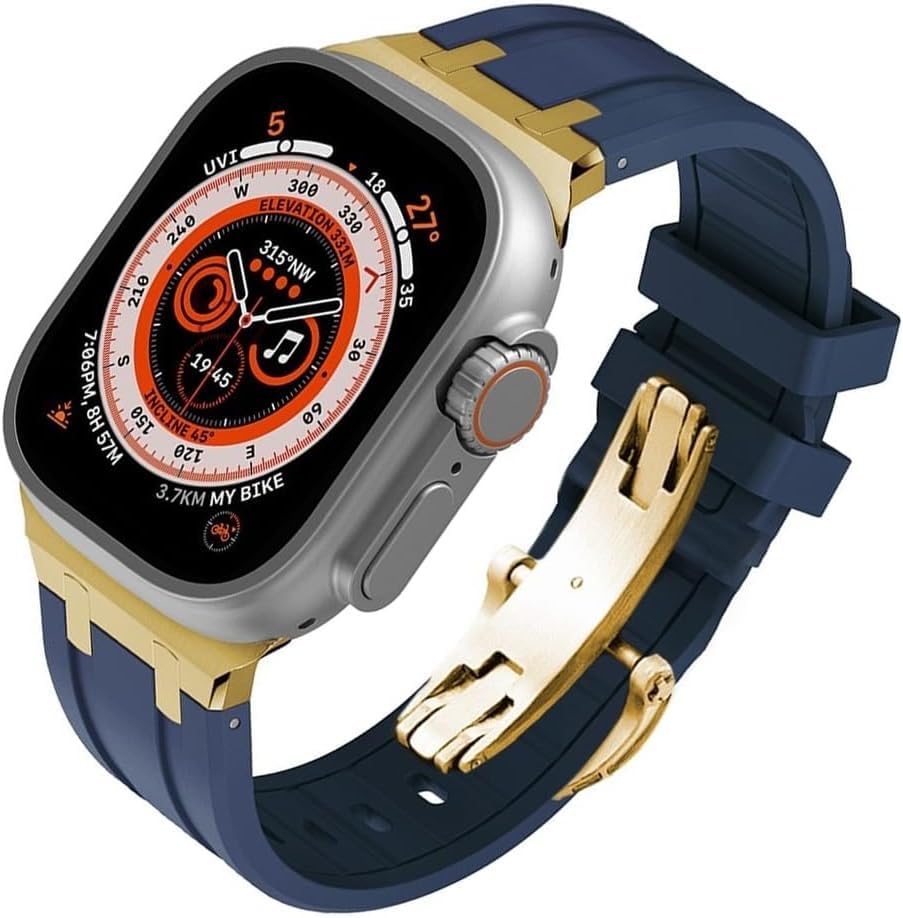 Kit de remplacement de bracelet anti-irritation en fluororubis pour montre connectée