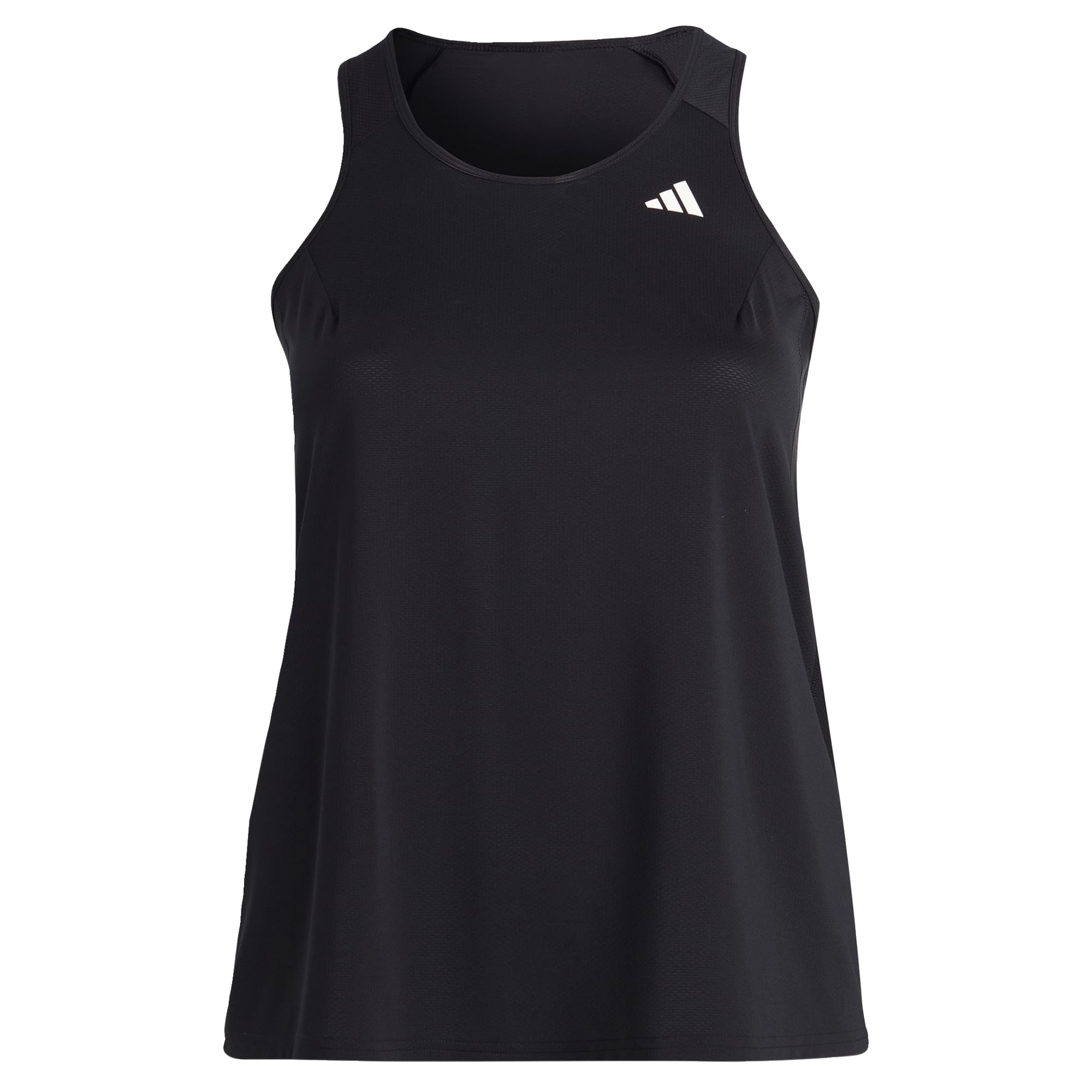adidas Damska koszulka bez rękawów do biegania (rozmiar plus) koszula, czarna, 1, Czarny, 1