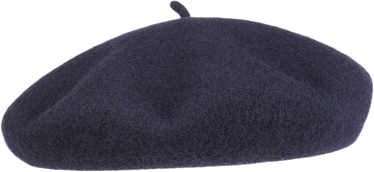 Beret Cashmere Lined Wool Viscose French Basque Unisex Made in Europe Summer Winter