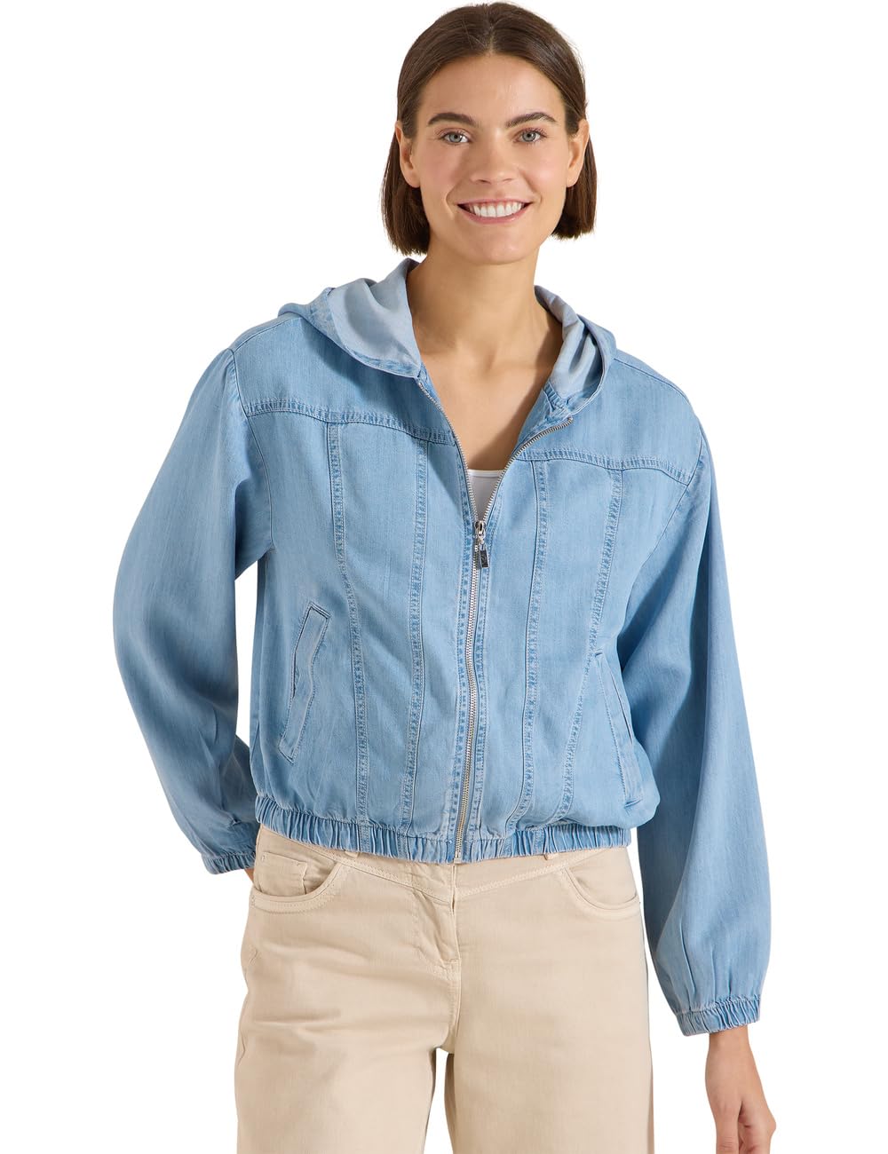 Cecil Damen 2118035 Jeans-Look Blouson (1er Pack)