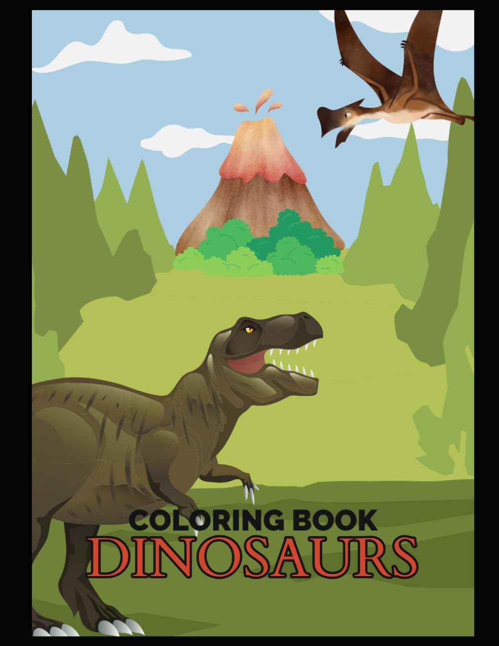 Dinosaur Coloring Book: boys & girls preschool kindergarten gift dinosaur lovers kids children