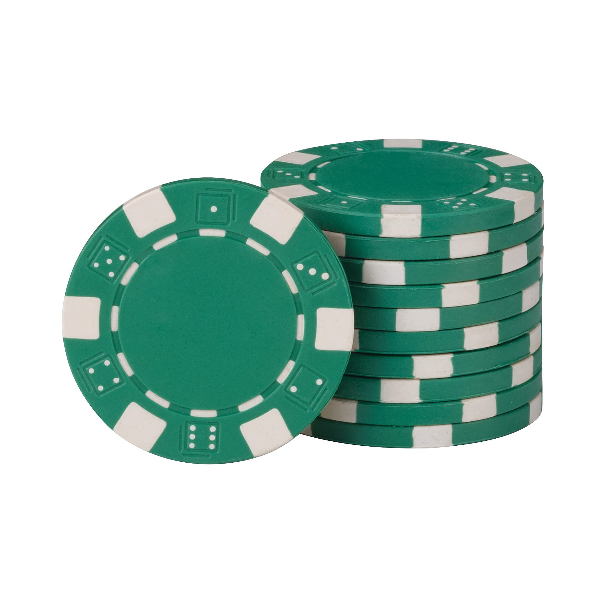 Fat Cat Texas Hold 'em Claytec Jeu de jetons de poker 11,5 g avec étui en aluminium, 300 dés rayés