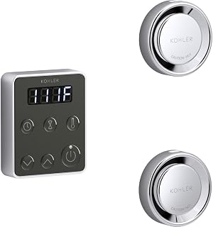 KOHLER K-5558-CP Invigoration Series Tandem Steam Generator Control Kit, Polished Chrome