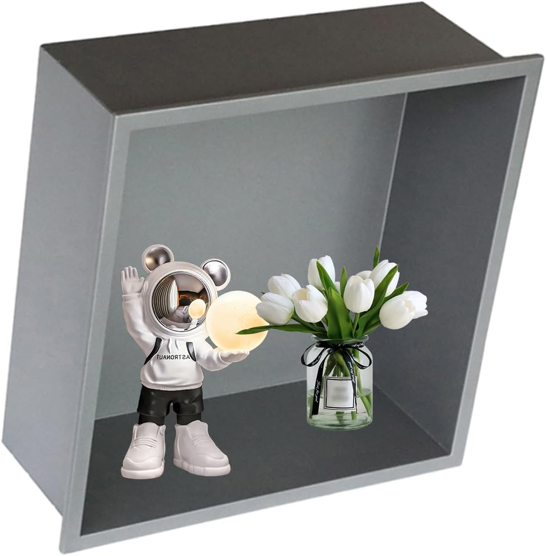 304 ステンレススチール シャワーニッチ 埋め込み式ウェットルームシェルフ 防水収納 バスルーム リビングルーム 寝室 キッチン