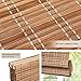 LazBlinds No Tools No Drill Cordless Bamboo Roman Shades, Light Filtering Window Treatment, Roll Up Bamboo Blinds for Windows 20'' W x 64'' H, Brown
