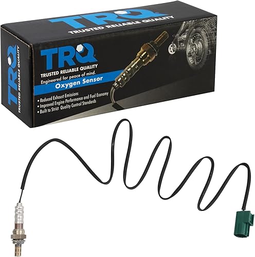 Vista 384 de TRQ Sensor de Oxígeno O2 de 4 Hilos de Banda Estrecha Compatible con VW Atlas 2.0L 2018-21, VW GTI 2.0L 2016-18, Audi A3 Quattro 2.0L 2015-18, VW