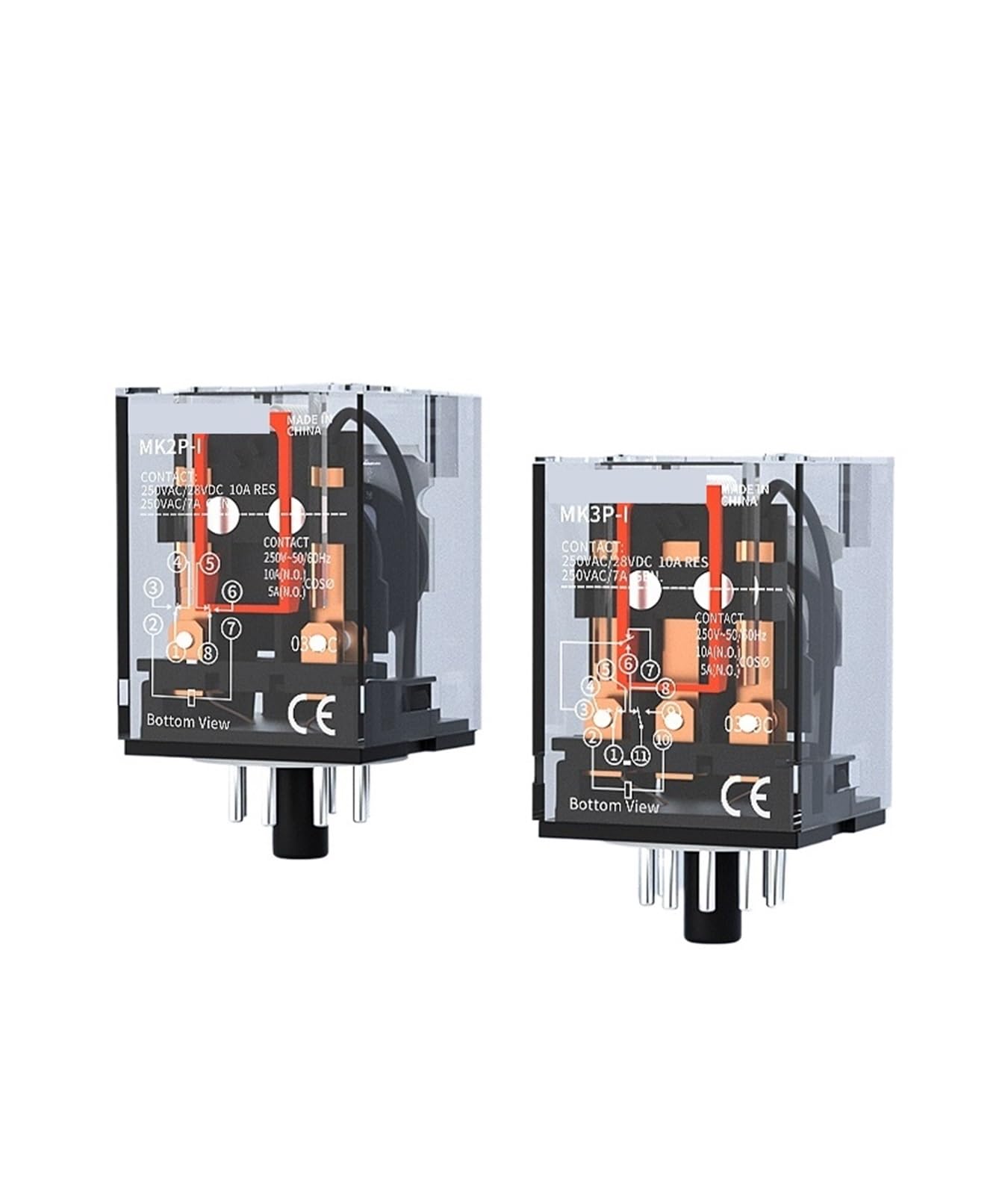 Relais intermédiaire MK3P-I AC 110V 11 broches petit relais - 3
