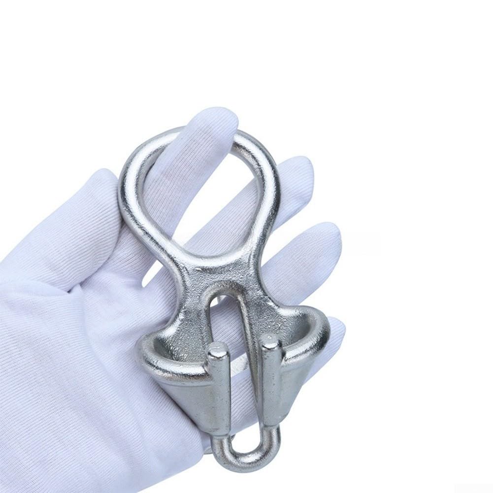Fermacatena in acciaio inossidabile 316, per yacht, barca, resistente alla ruggine, per catene da 6-8 mm e 10-12 mm, argento (10-12 mm)