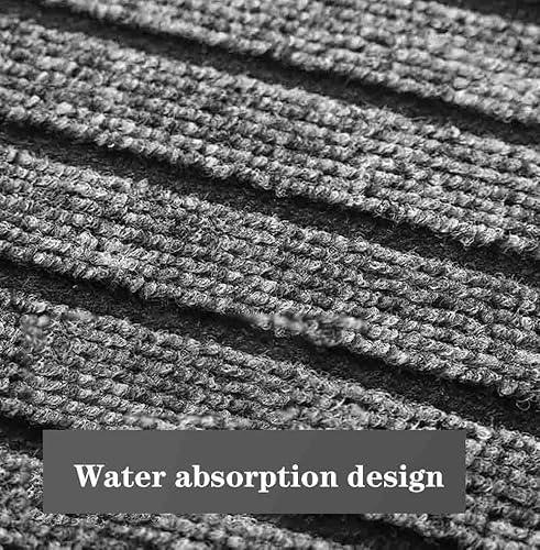 Miniatura 2 de Tapete de cocina acolchado, antideslizante, impermeable, cómodo para cocina, suelo, oficina, fregadero, lavandería (rojo, 70.9 x 31.5 in)