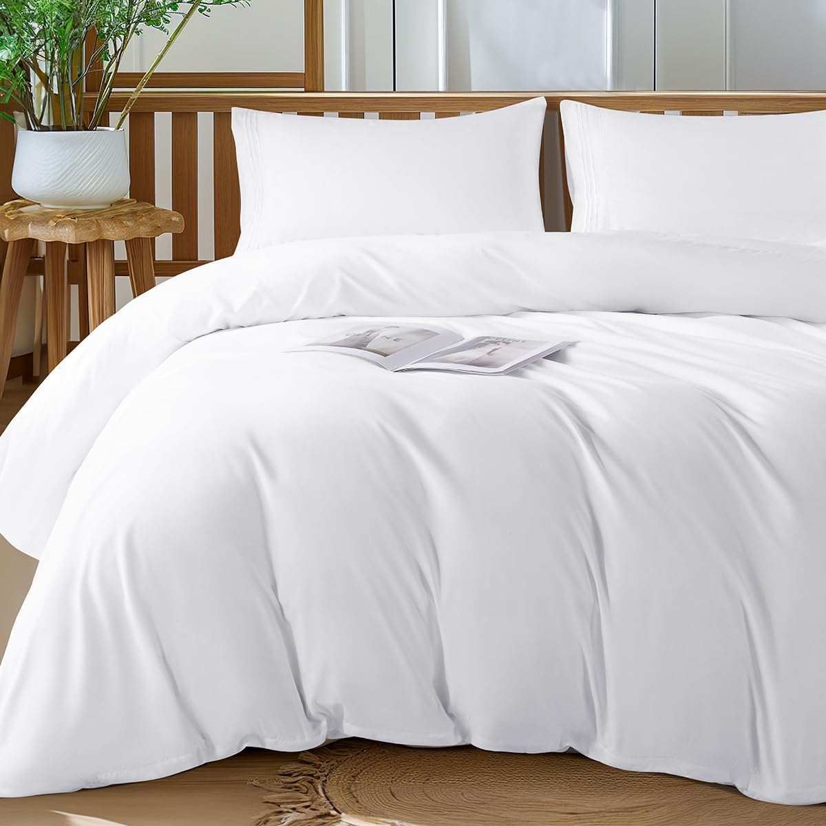 Shilucheng Bedding Duvet Cover Premium 1800 Super Soft