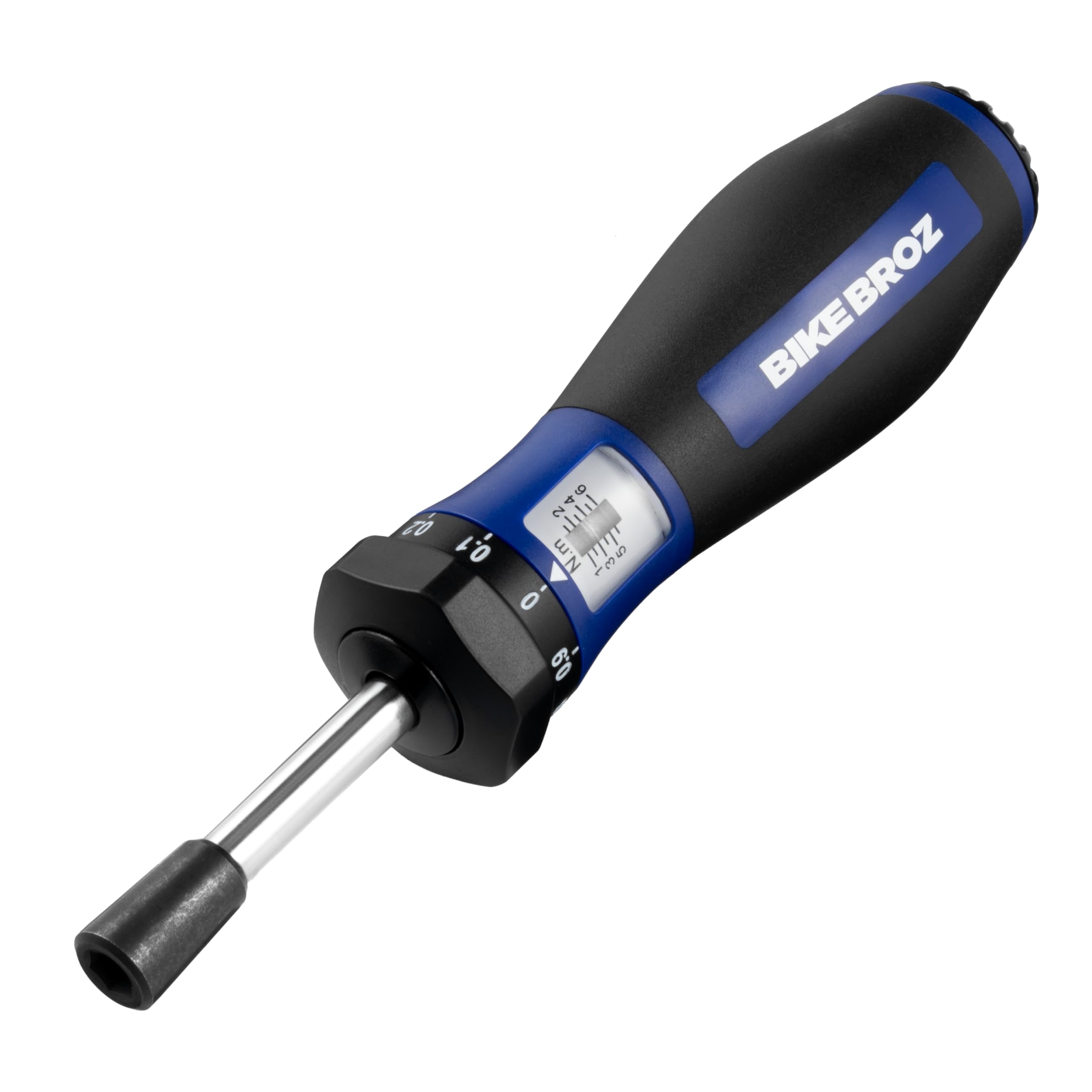81664 - Llave dinamométrica para reparación de bicicletas (1/4 pulgadas, destornillador de par de torsión con soporte para puntas y traje derecho, 1-6 Nm, Spencer Screwtorque) | 70001