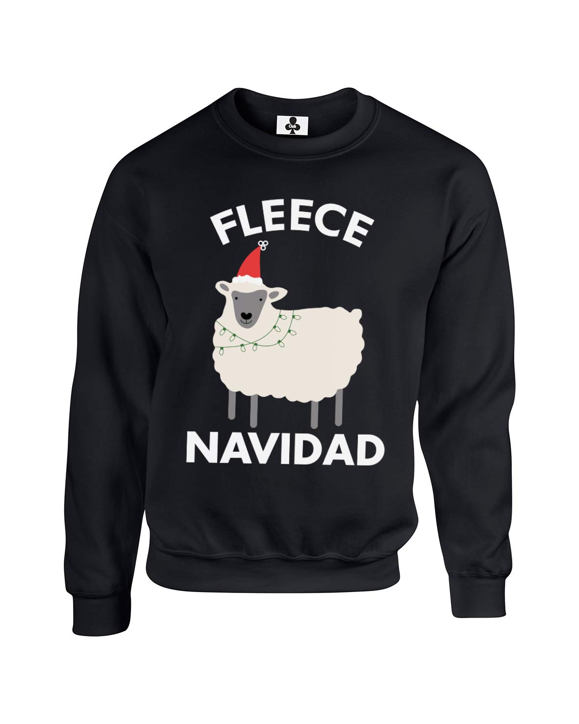Taylor Brown Unisex Black Fleece Navidad Xmas Festive Christmas Sheep Trending Meme Funny Kids Sweatshirt Jumper