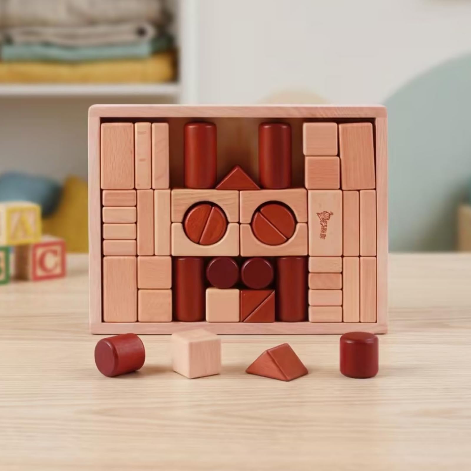 Rompecabezas Geométrico Formas Geométricas Rompecabezas Construcción Apilable Puzzle para Niños