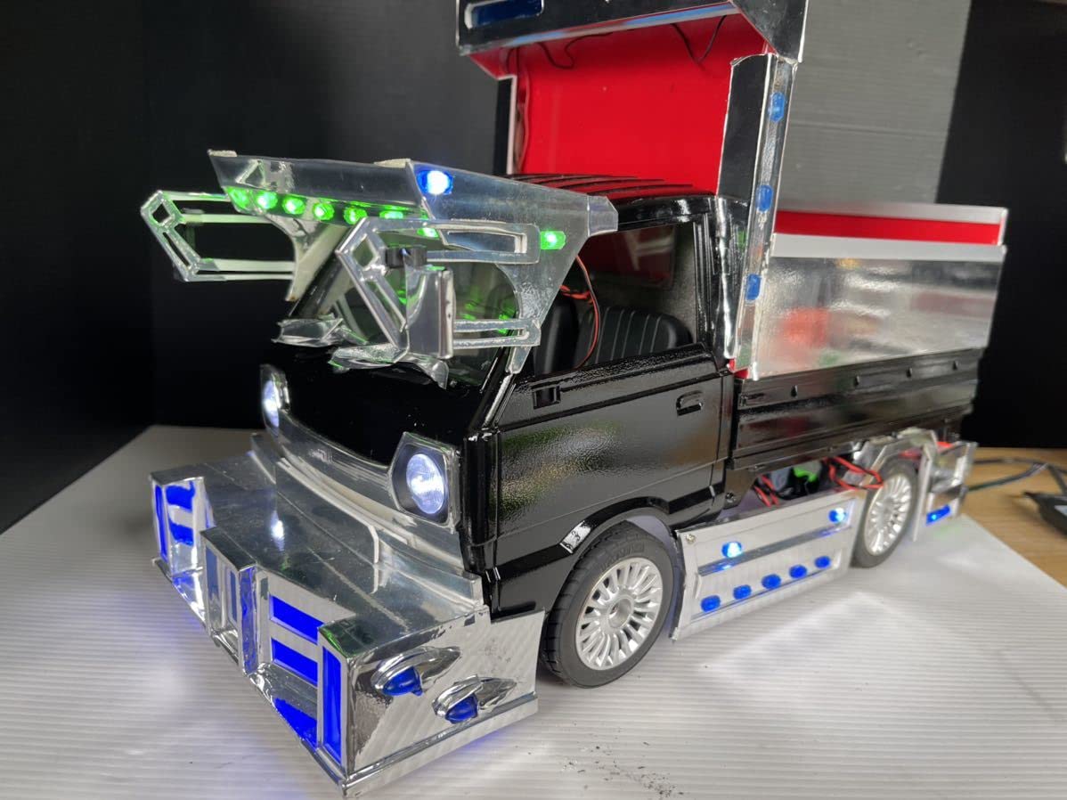 WPL D12 ムネトラ ラジコン デコトラ キャンター トラック