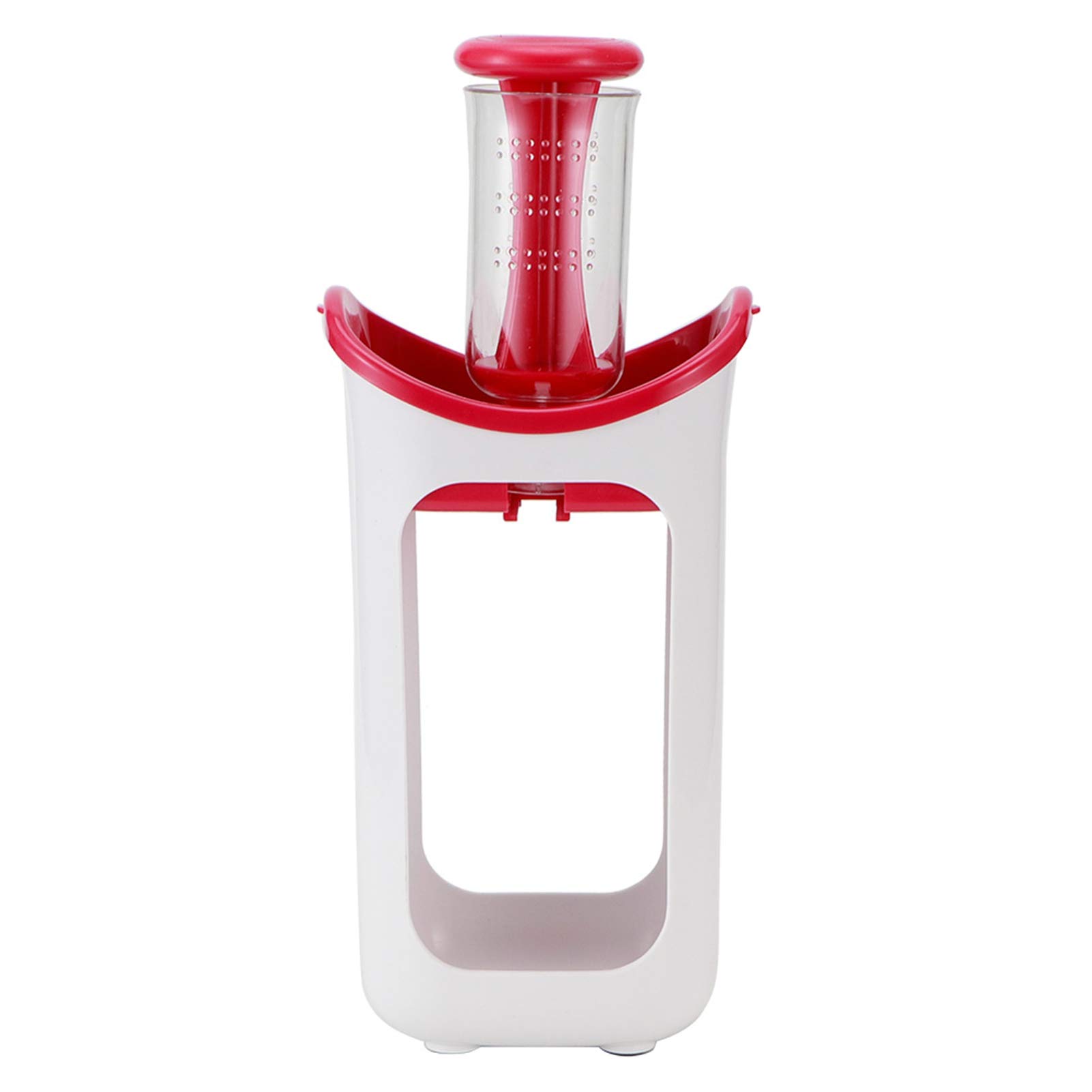 Machine à Aliments Pour Bébés, Presse-purée De Fruits, Station De Pressage des Aliments, Pochettes Alimentaires Pour la Cuisine à Domicile, Robot Culinaire Pour Enfants(Rouge)