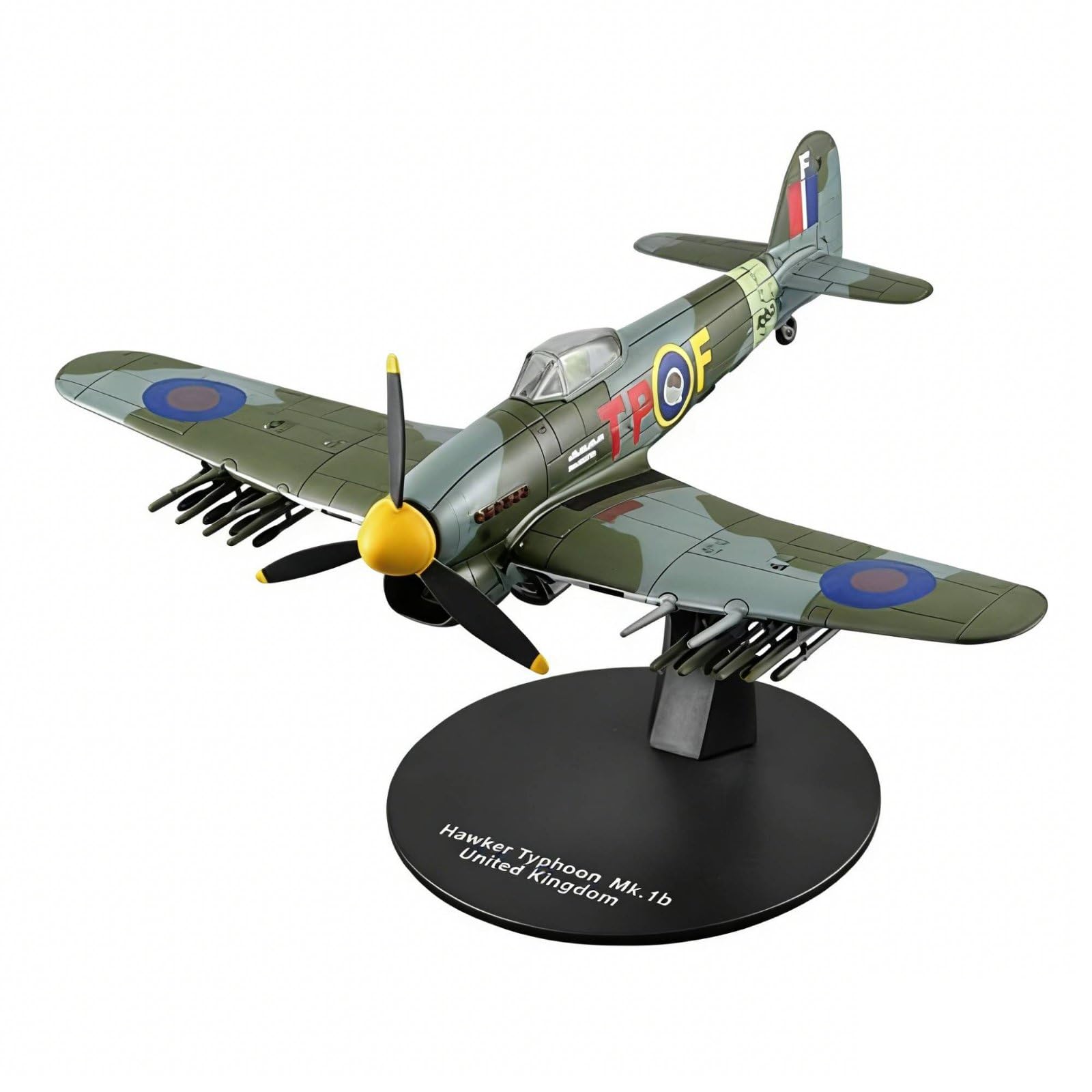 MagiDeal Aircraft Figurine Collectible Model Fighter Jet Airplane Alloy Warplane Ornament Suitable for Desktop Decoration Classroom, Typhoon