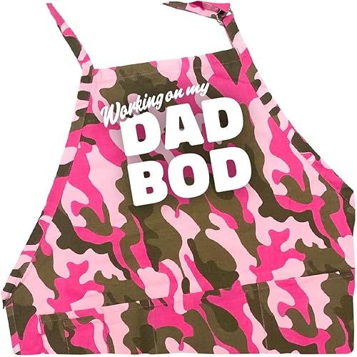 Miniatura 5 de Dad Bod - Delantal ajustable para barbacoa para hombre, talla única