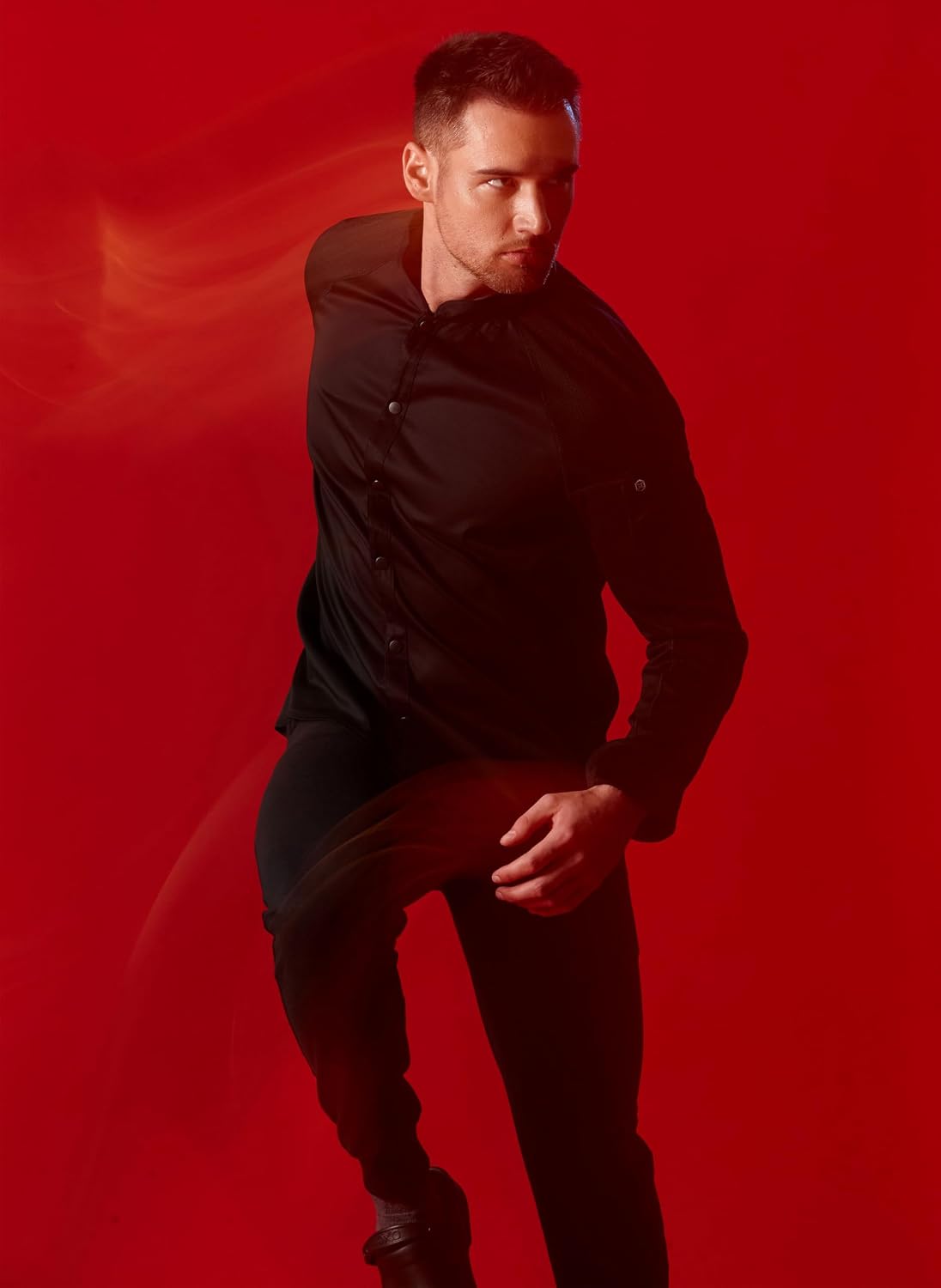 Men's Chef Coat Long Sleeves Chef Jackets 29152M