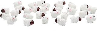 Sponsored Ad - X Hot Popcorn 30 Pcs Miniature Sheeps Mini Garden Herd of Sheeps Moss Micro Landscape Decoration DIY Resin ...