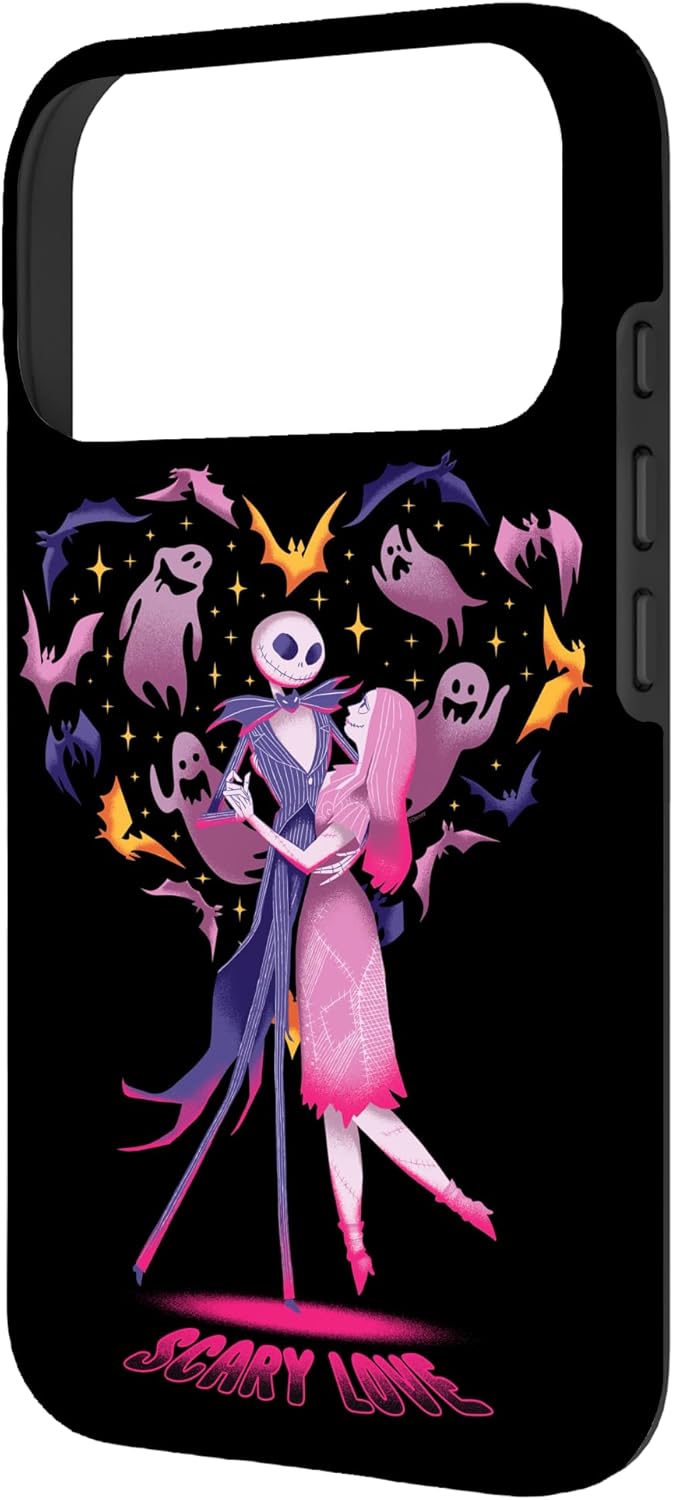 Disney The Nightmare Before Christmas Jack Sally Scary Love Case for iPhone 17 Pro