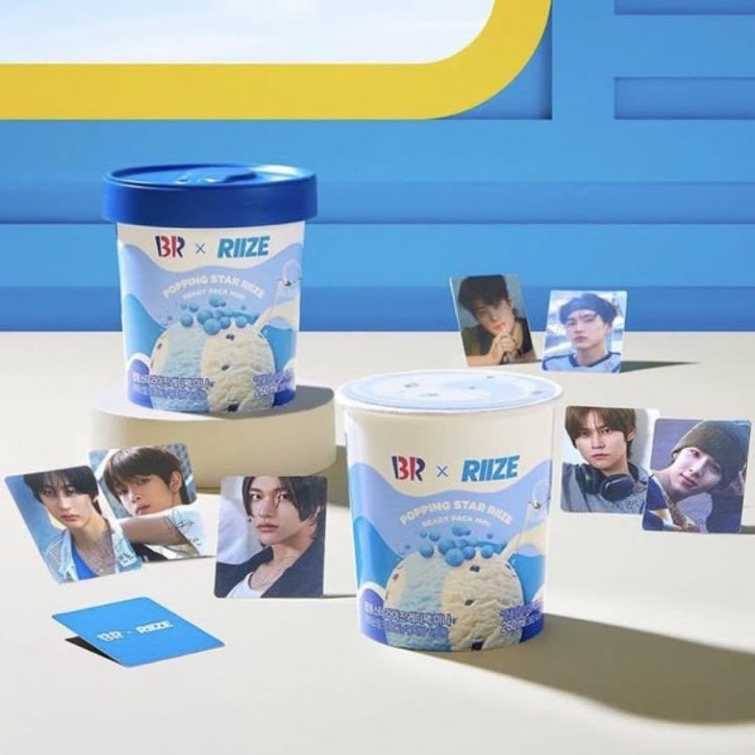 Amazon.co.jp: 韓国限定 RIIZE baskin robbins ミニフォト トレカ
