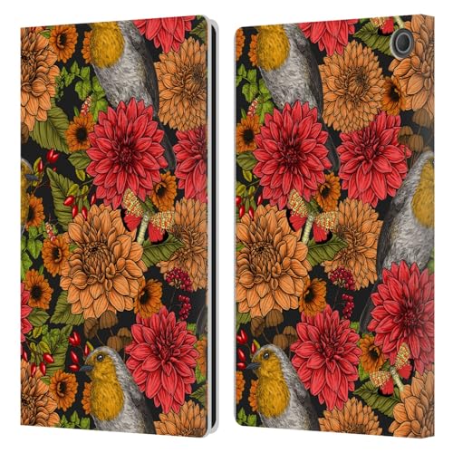 Housse Fire Max 11 2023 Robins et Dahlias portable pour travailler en terrasse de café