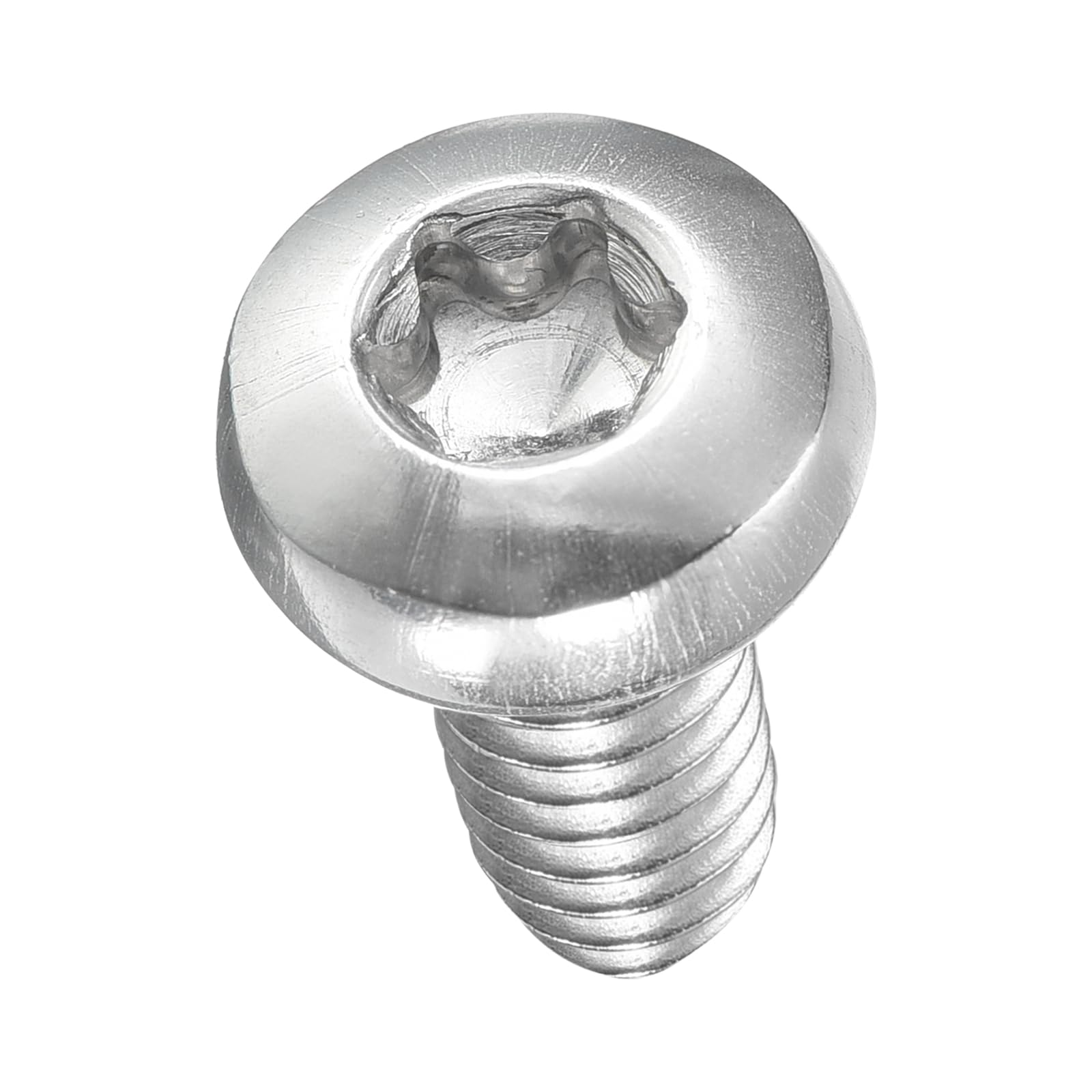 METALLIXITY Pan Head Torx Security Screws Bolts (M6-1x10mm) 40Pcs, Button Torx Head Machine Screws 304 Stainless Steel