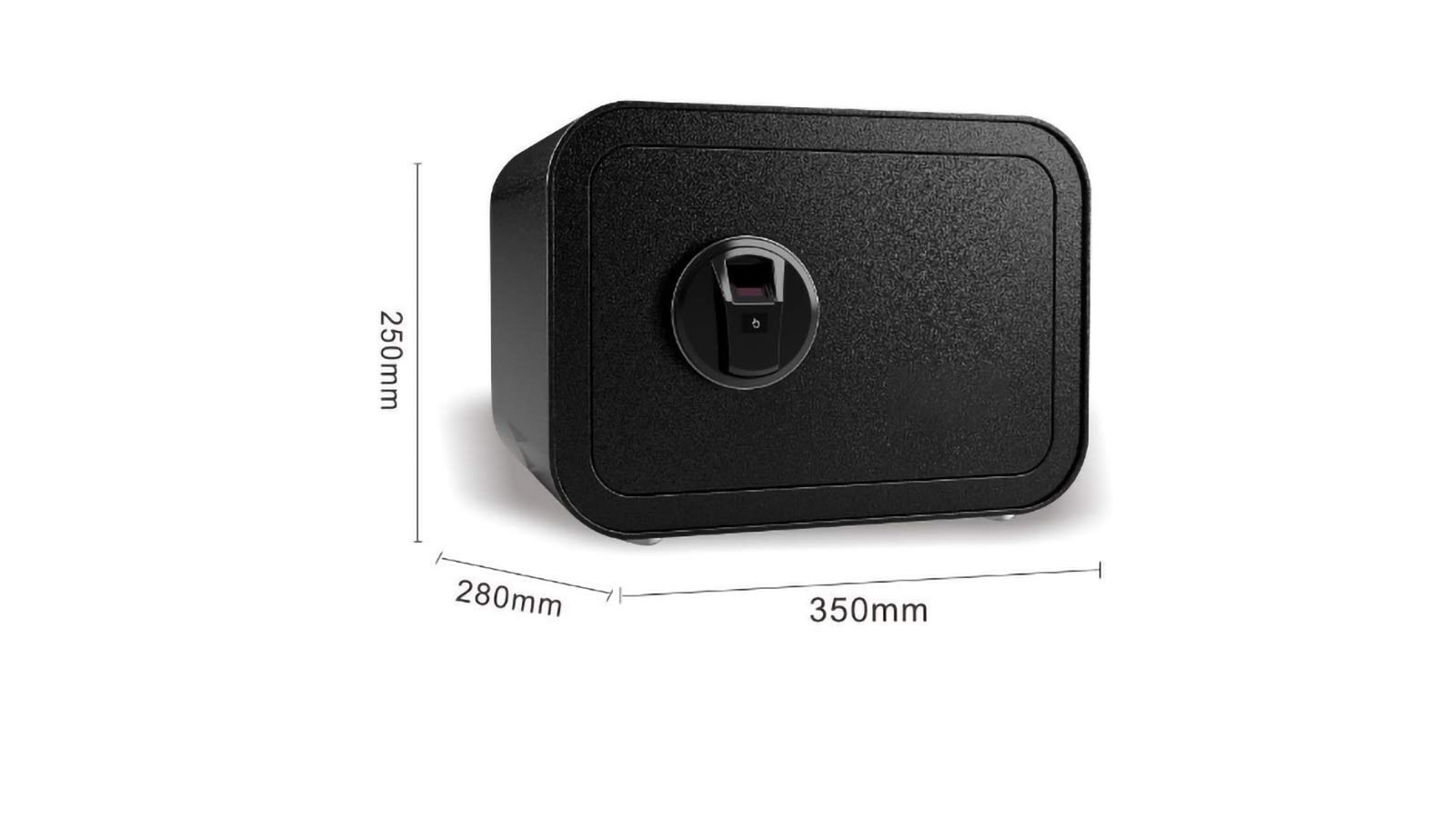 Caja fuerte de alta seguridad para huellas dactilares, caja de seguridad de acero duradero para joyas en efectivo y armas de fuego, resistente al agua, solución de seguridad para el hogar y la oficina