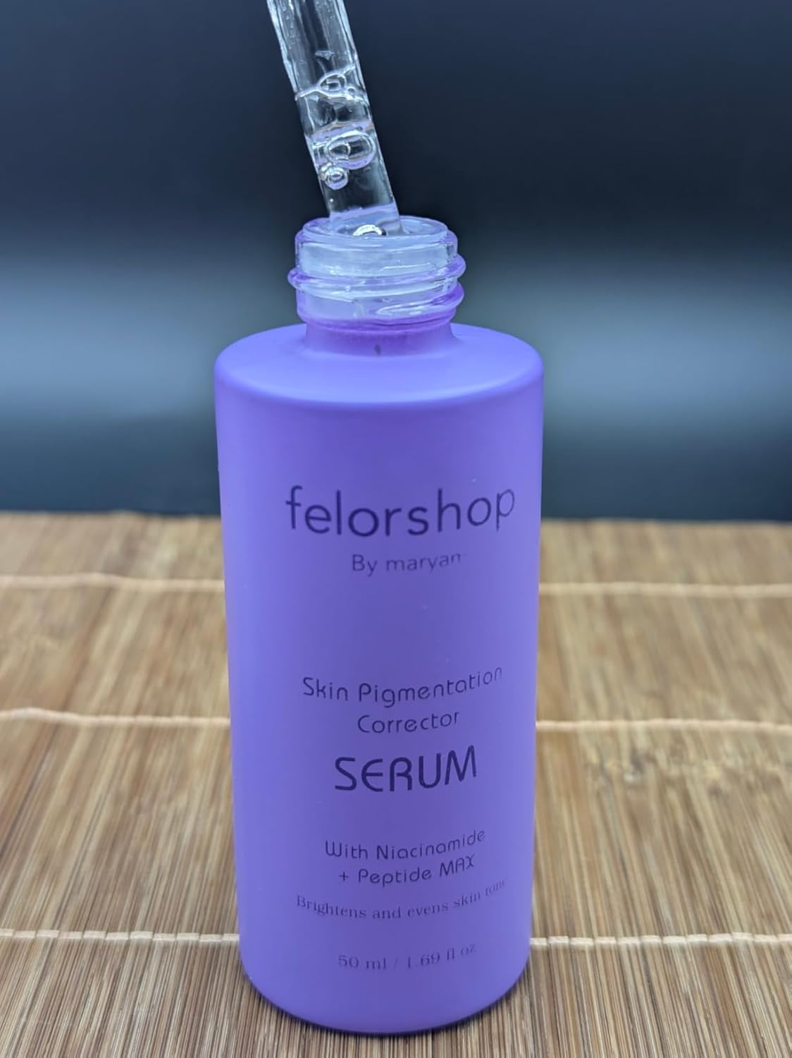 Felor shop by maryam Skin Pigmentation Corrector Serum, Niacinamide and Peptide MAX, 1.69 fl oz, Dark Spot Treatment