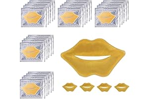 24K Golden Crystal Divine Lip Plumping Treatment: 30 Radiant Masks for Hydrated, Voluptuous Lips