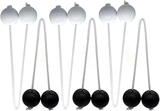 Yooghuge Juego de 6 escaleras de repuesto para jugar al aire libre, entrenamiento de golf duro para jugar al aire libre, juego de lanzamiento duradero